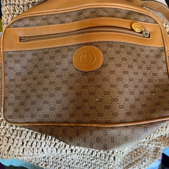 Authentic Vintage Gucci Brown Designer Shoulder Bag Great Condition Beautiful - Picture 2 of 4